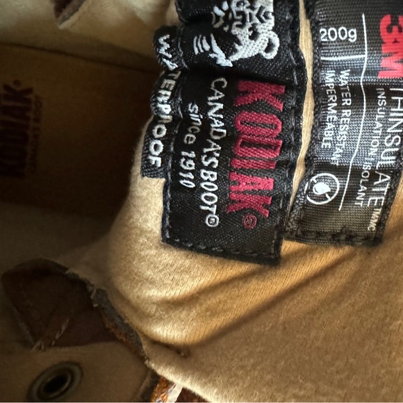 Kodiak Surrey II Winter Boots EXCELLENT CONDITION, Size 10B/42 EU - Picture 5 of 12